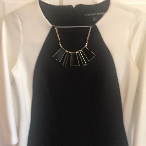 💕Flattering color block Madison Leigh 3/4 sleeve dress - Picture 8 of 8